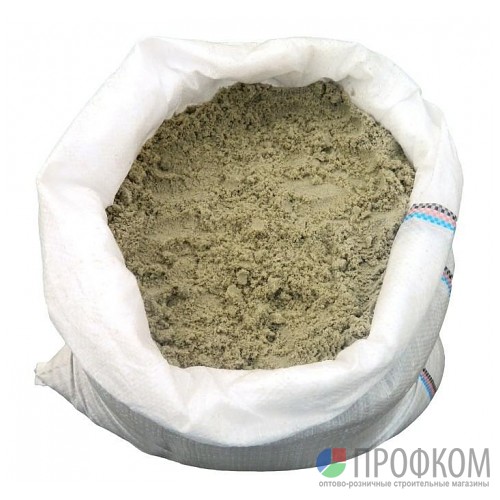 Песок речной (белый мешок) 35 кг