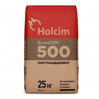 Цемент М500 Holcim ExtraCEM, 25 кг