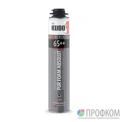 Пена полиуретановая монтажная KUDO PROFF 65++