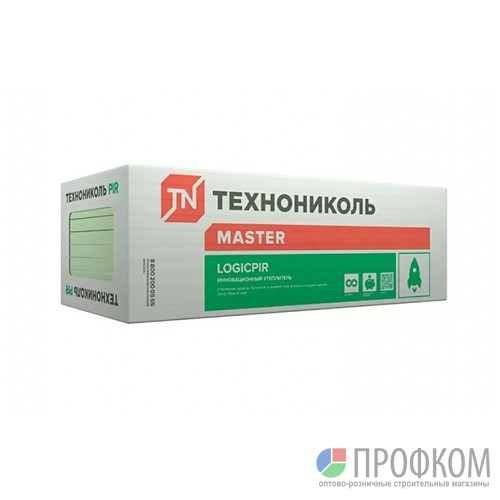 Плиты теплоизоляционные ТехноНИКОЛЬ LOGICPIR Ф/Ф L-1190х590х30 (8шт/уп)